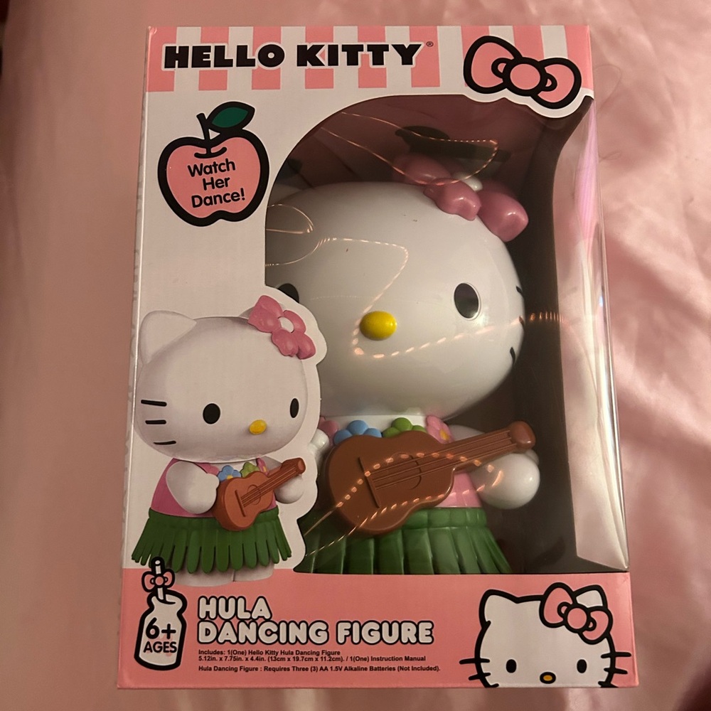 Hello Kitty Hula Dancing Figure - White and Green